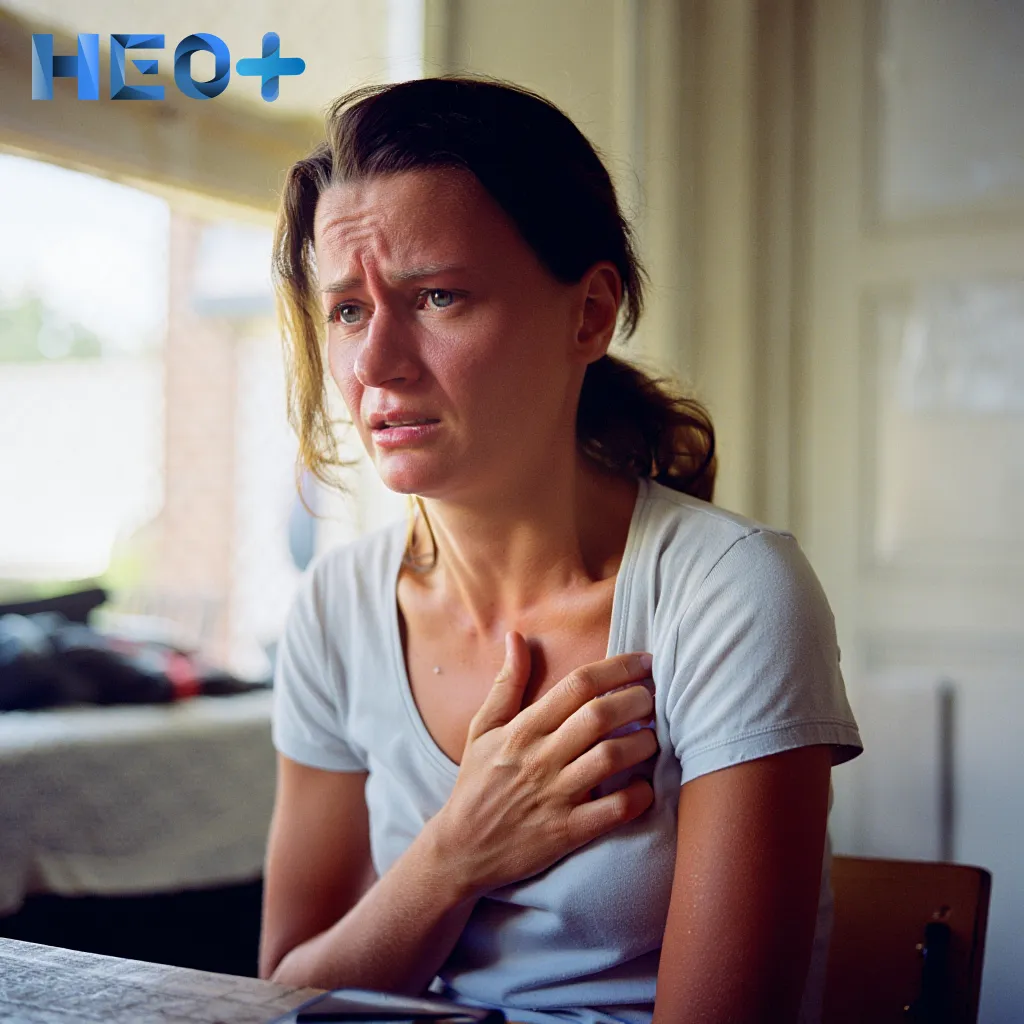 Женщина в приступе панической атаки